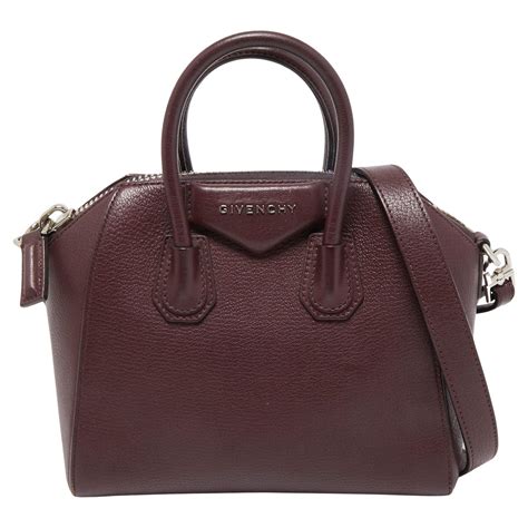 burgundy givenchy antigona